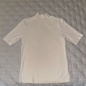 LOFT Classic Cream Short Sleeve Top